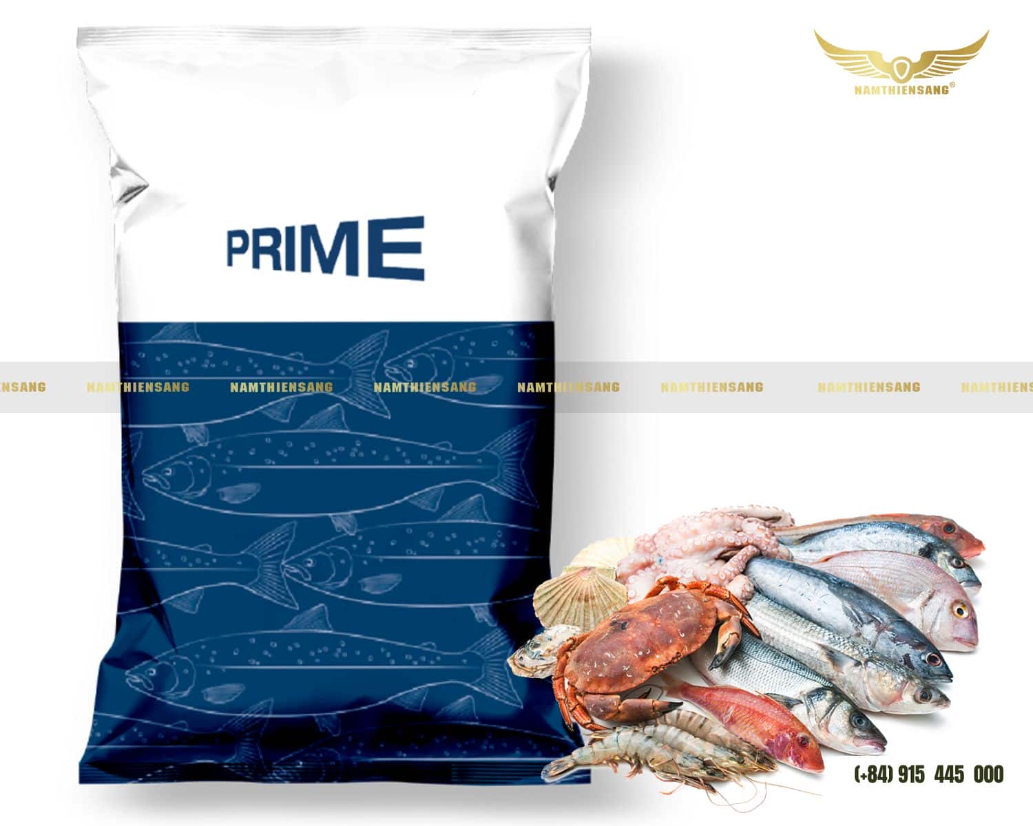 Cấu trúc bao bì thức ăn thủy sản